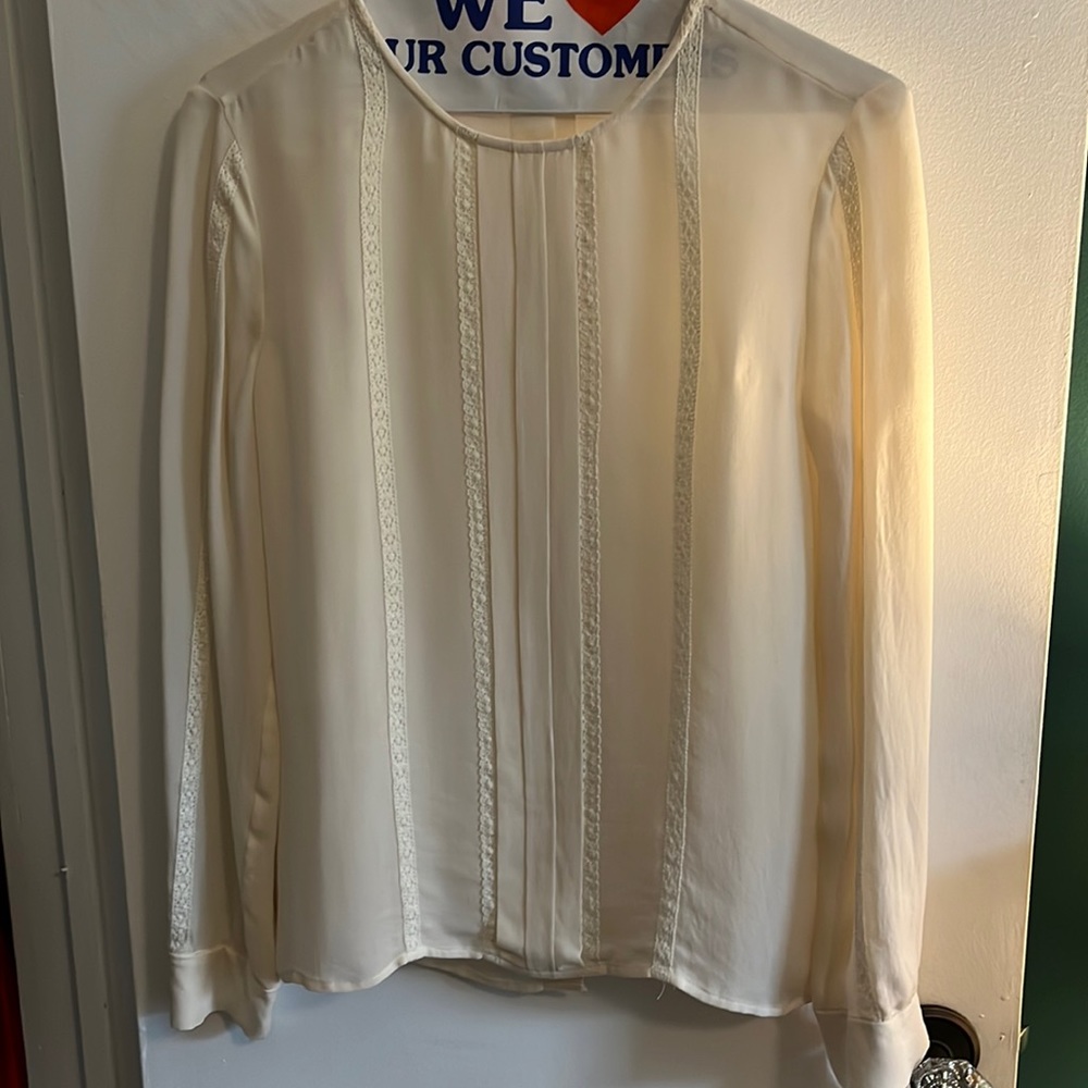 Lovely silk pleated blouse
